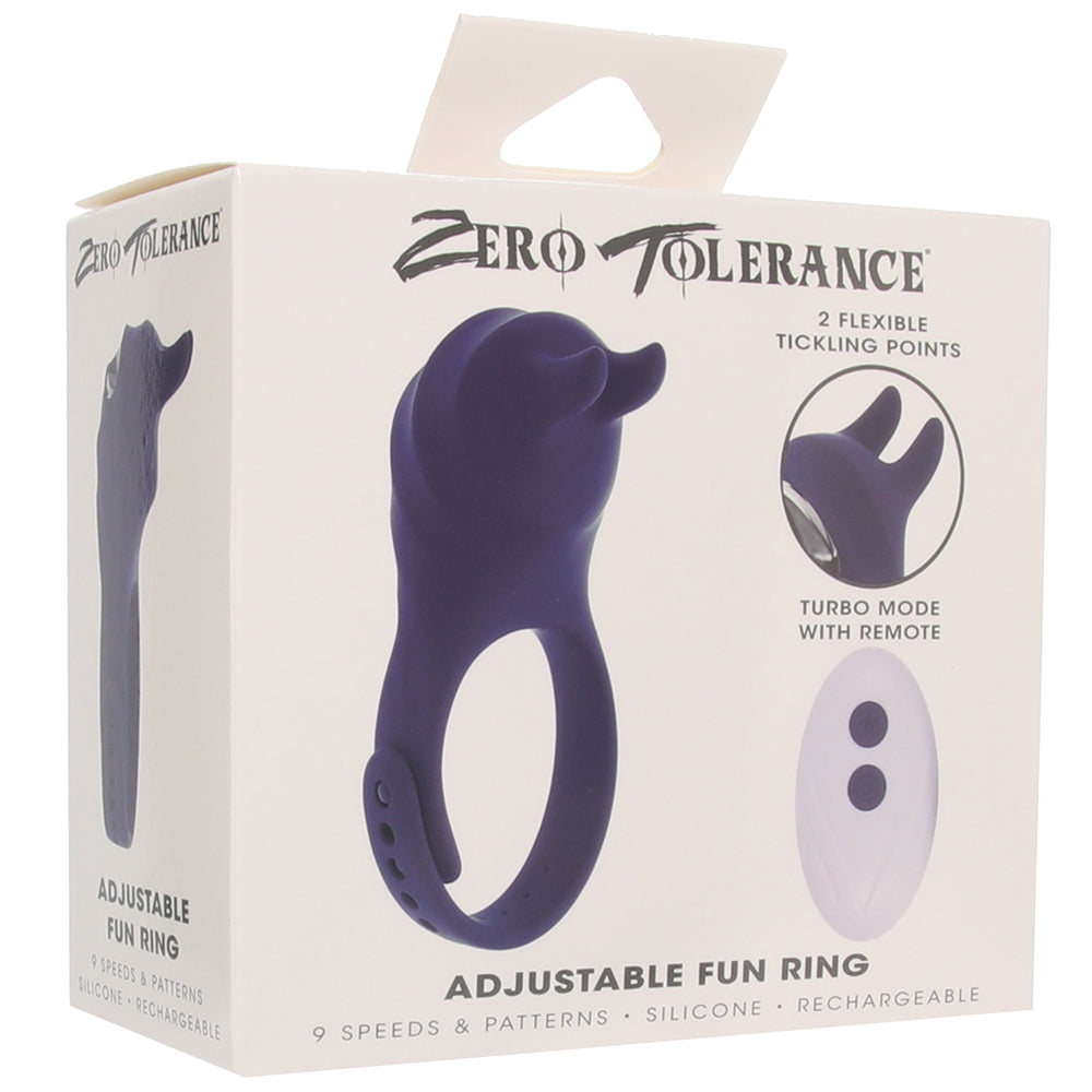 Zero Tolerance Adjustable Remote Fun Ring Vibe