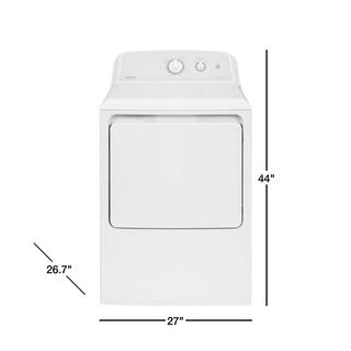 Hotpoint 6.2 cu. ft. Electric Dryer in White with Auto Dry HTX24EASKWS