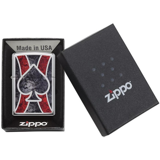 Zippo Ace Of Spades Design Windproof Lighter