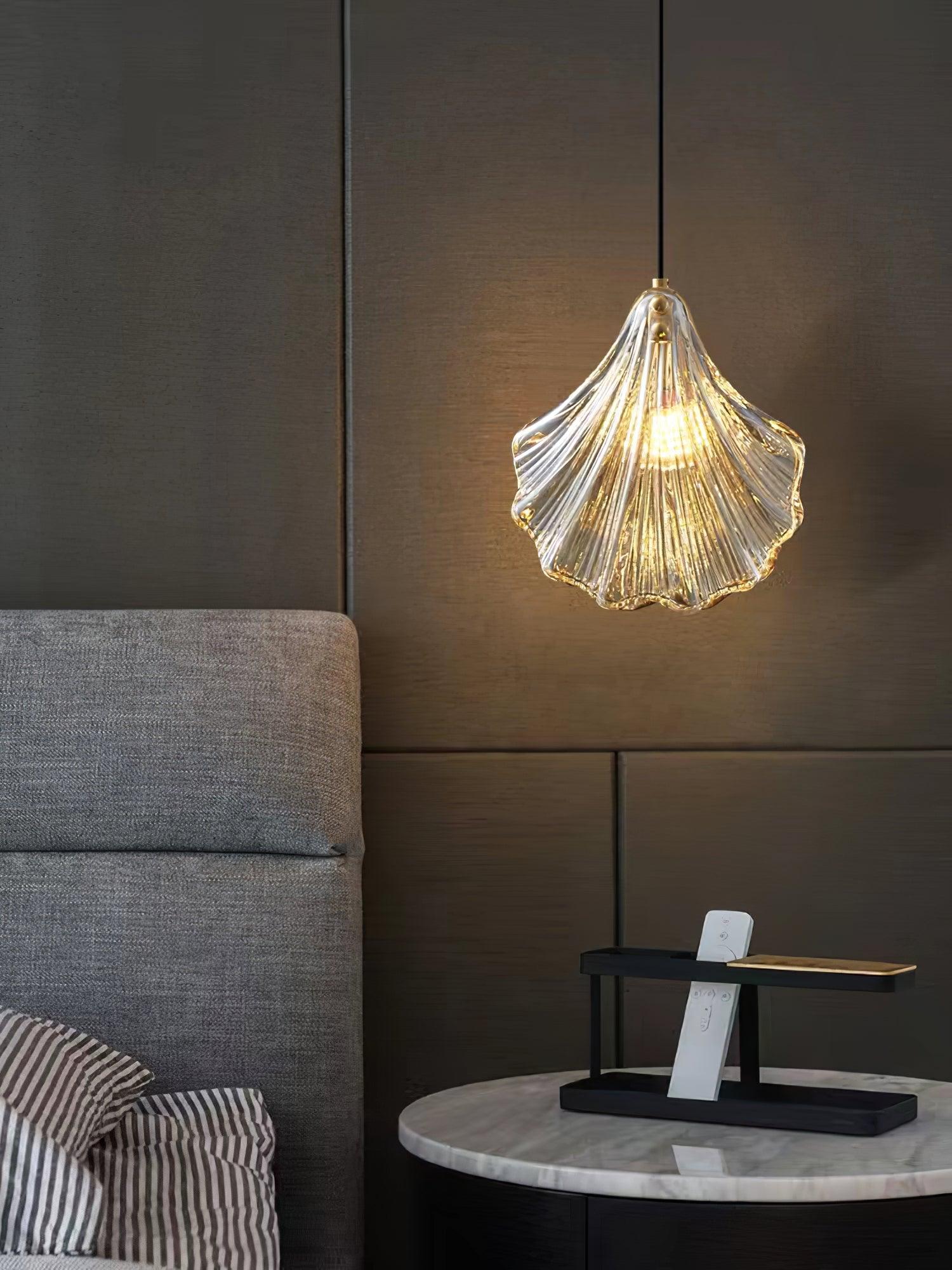 Shell Mini Pendant Swag Light