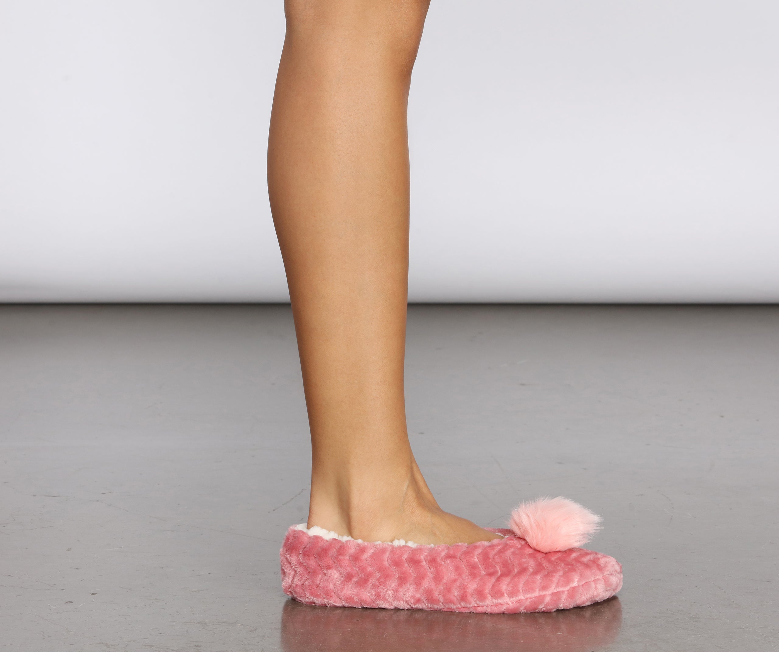 Pom Pom Sock Slipper