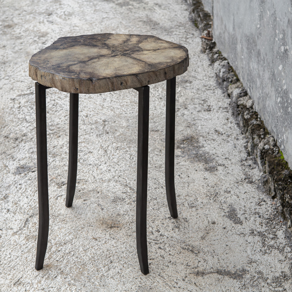 Stiles Accent Table   Industrial   Side Tables And End Tables   by Lighting World Decorators  Houzz