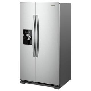 Whirlpool 24.6 cu. ft. Side by Side Refrigerator in Fingerprint Resistant Stainless Steel WRS325SDHZ