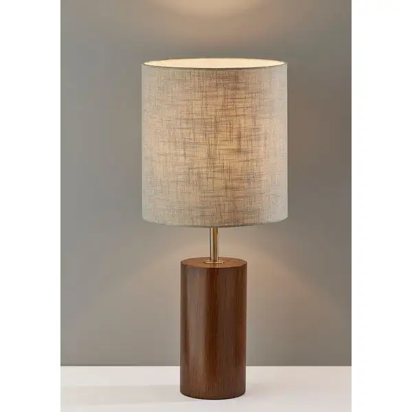 Adesso Wooden Dean Table Lamp