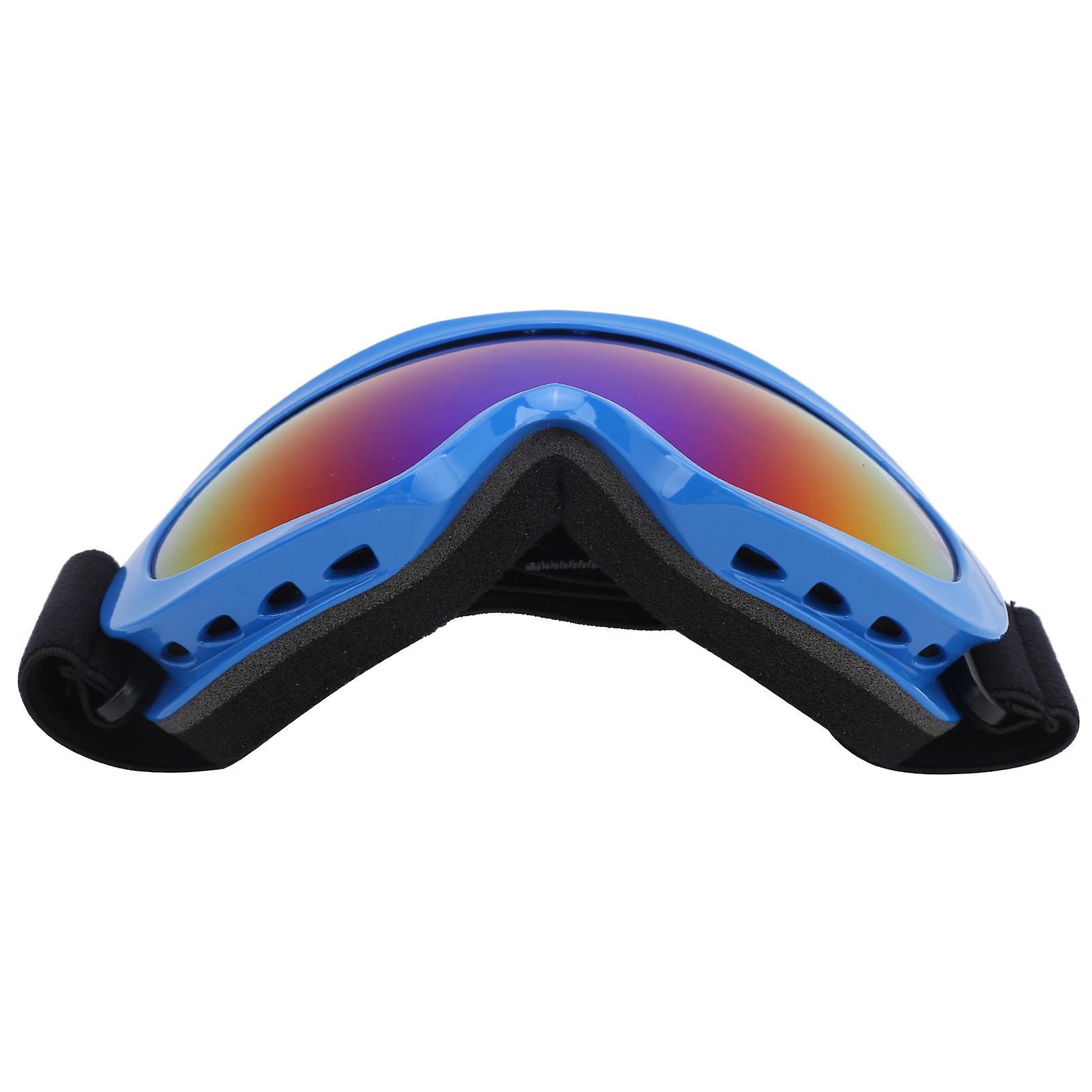 Children Ski Snowboard Goggles Doublelayer Lenses Antifog Uv Protection Snow Gogglesblue