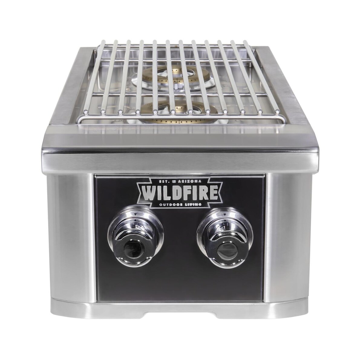 Wildfire Ranch Black 304 SS Propane Double Side Burner