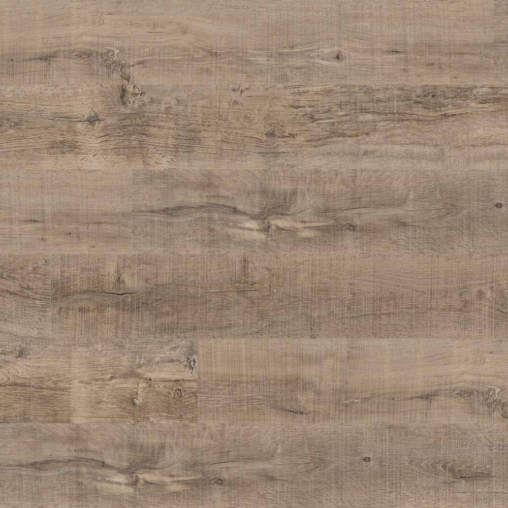 MSI Woodland Rustic Pecan 12 MIL x 7.1 in. W x 48 in. L Click Lock Waterproof Luxury Vinyl Plank Flooring (23.8 sqftcase) HD-LVR5012-0011