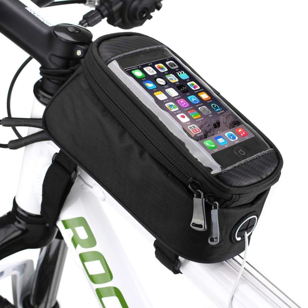 Bicycle Cycling Frame Pannier Front Tube Phone Bag Bike