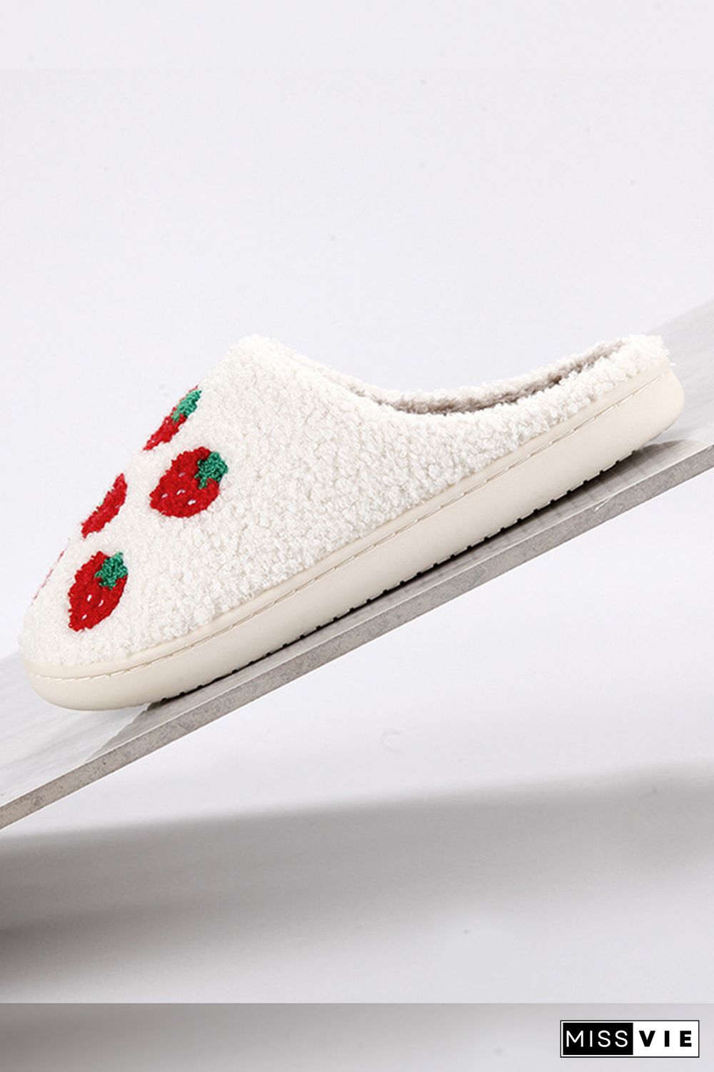 Strawberry Knit Flurry Slippers