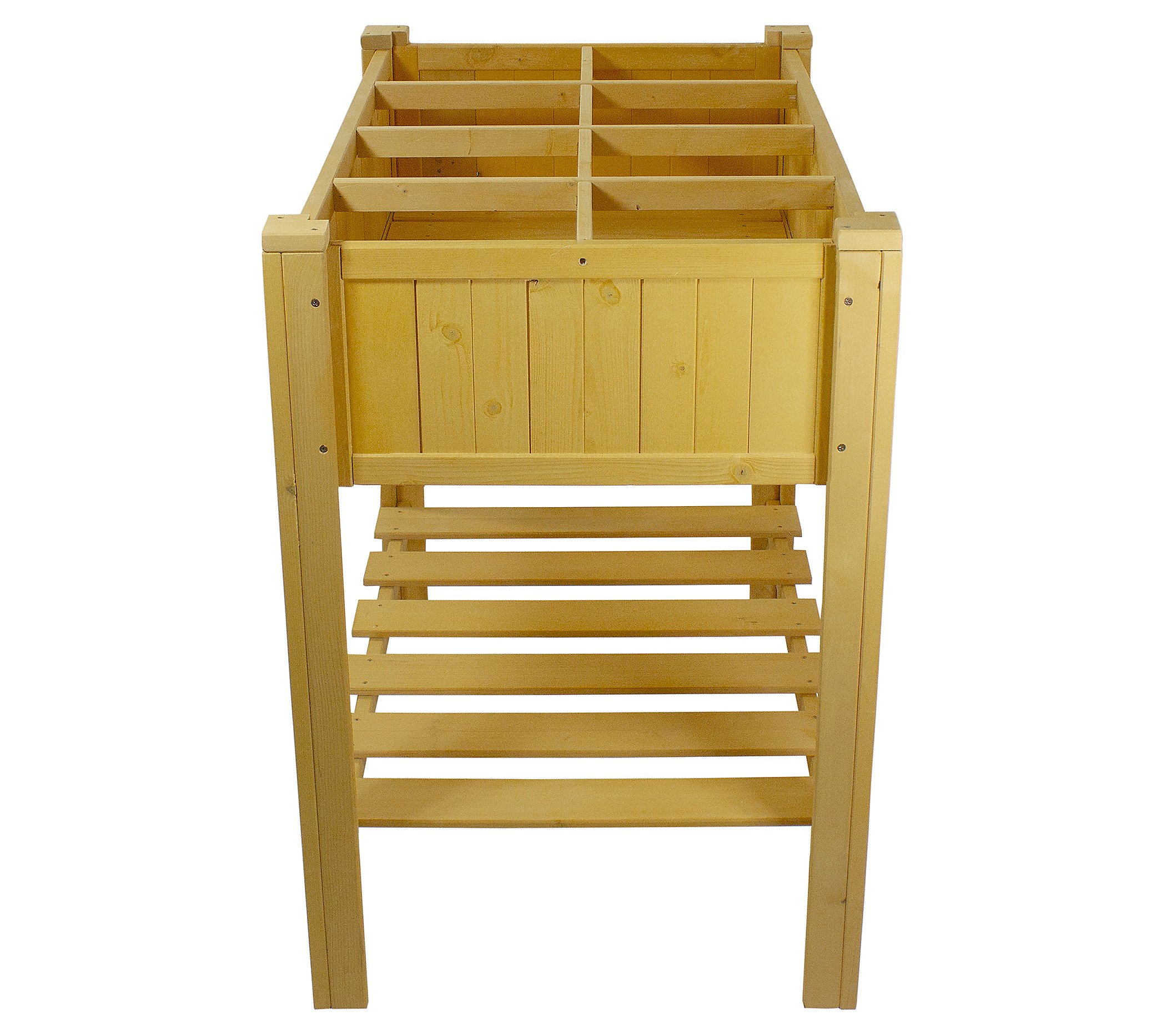 Northlight 3' Wooden Raised Garden Bed Planter Box