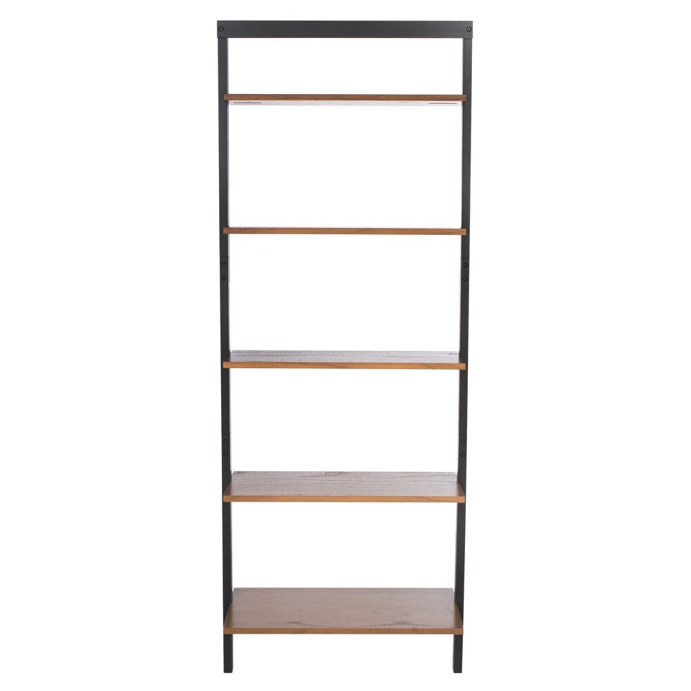 SAFAVIEH Cullyn 5 Tier Leaning Etagere Bookcase   27.6\