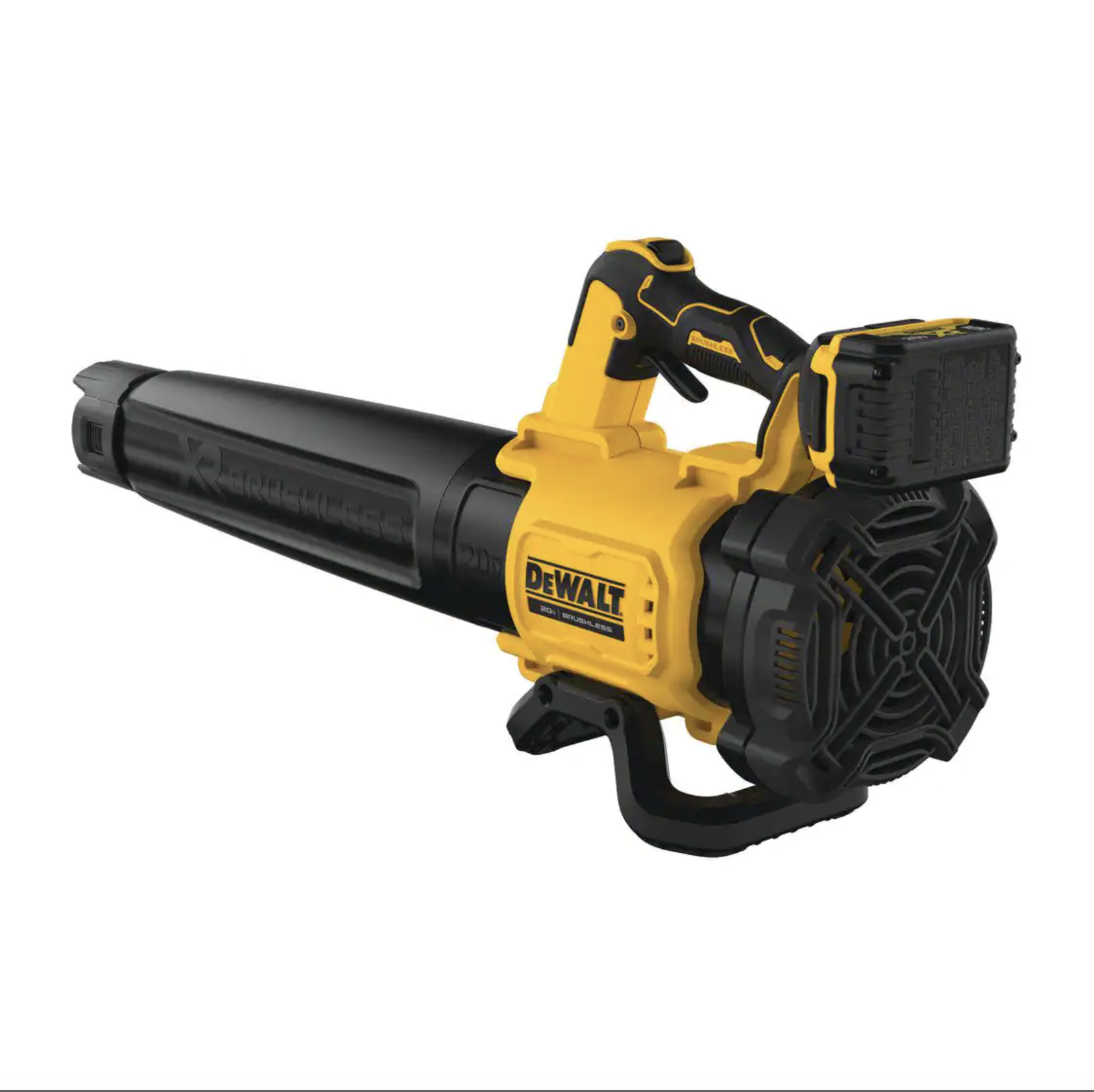 Dewalt 20V MAX 125 Mph 450 CFM Brushless Cordless Battery Powered Handheld Leaf Blower with (1) 5Ah Battery and Charger