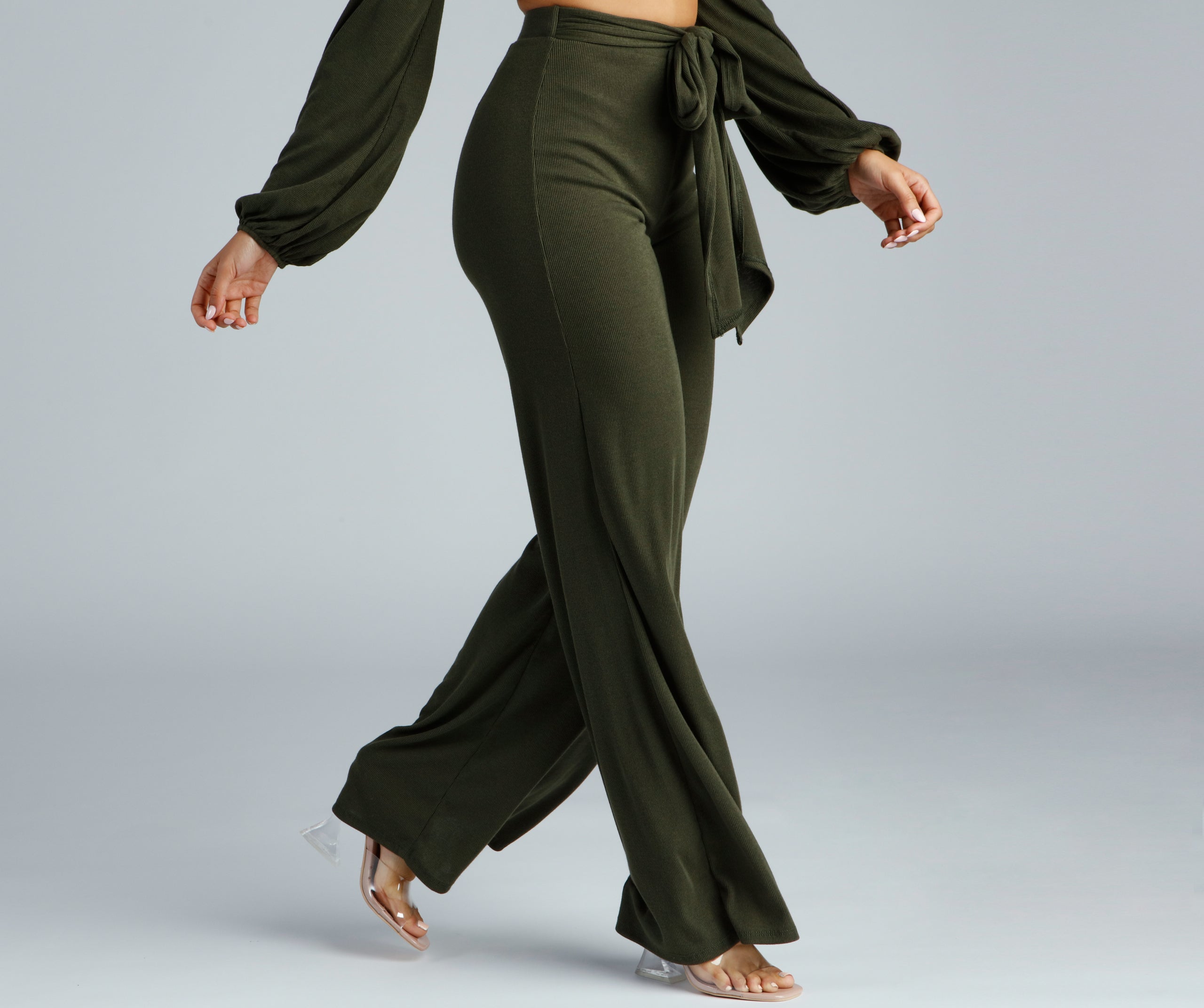 Tied Together Wide Leg Pants