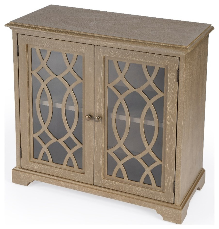 Bowery Hill Traditional Wooden 2 Door Cabinet in Brown Finish   Farmhouse   Accent Chests And Cabinets   by Homesquare  Houzz