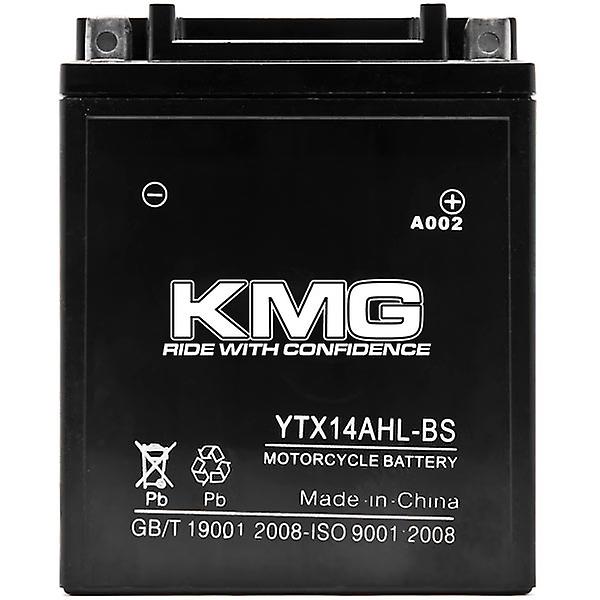 YTX14AHL-BS Battery Compatible with Kawasaki 750 ZX750-F Ninja 1987-1990 Sealed Maintenance Free 12V Battery High Performance SMF OEM Replacement Powersport Motorcycle ATV Snowmobile Watercraft