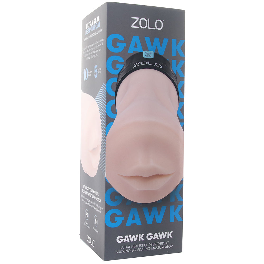 Zolo Gawk Gawk Vibrating Deep Throat Auto Stroker