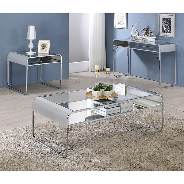 Furniture of America Watler Contemporary 24-inch Side Table (Set of 2)