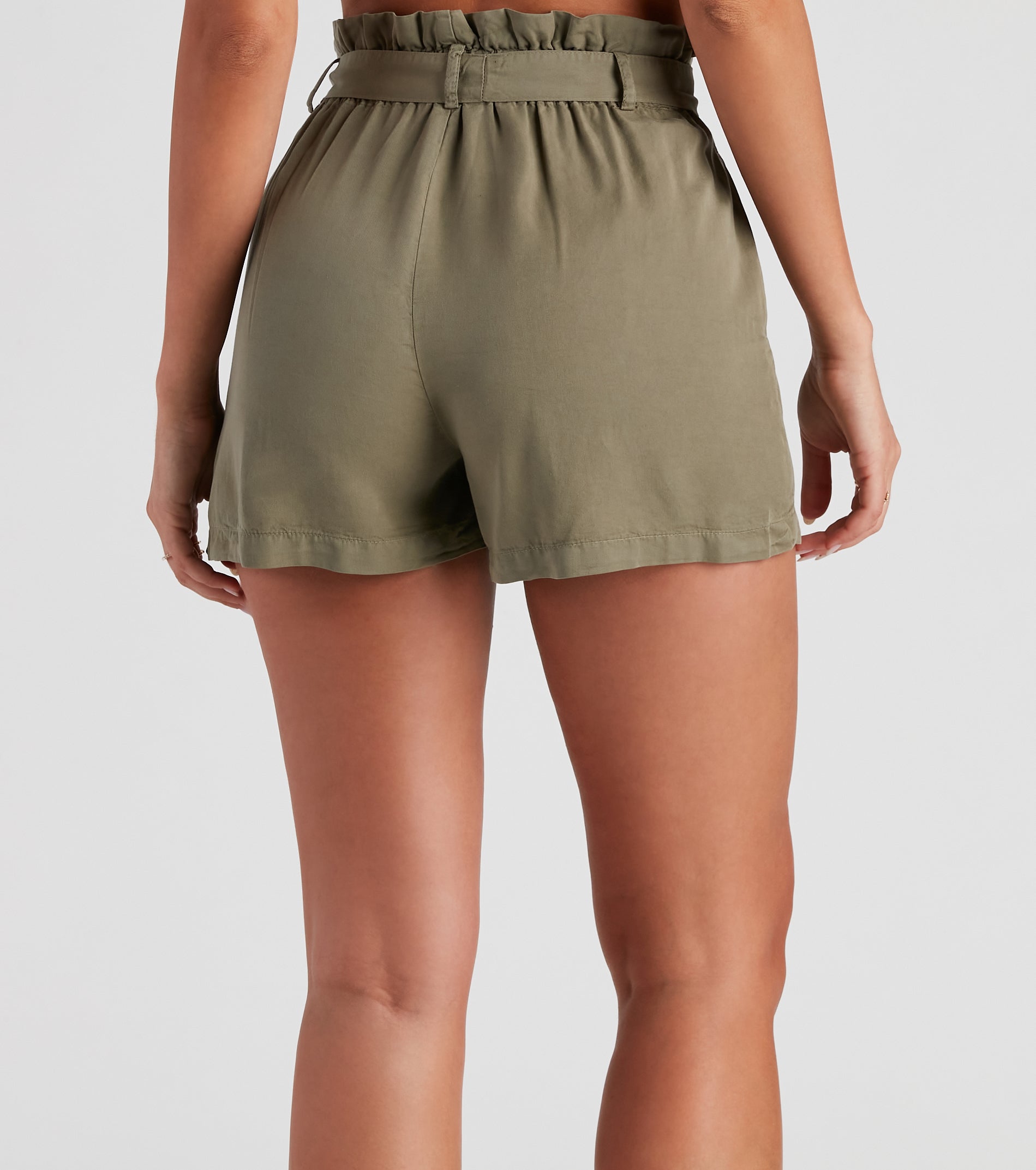 Press Pause Paper Bag Woven Shorts