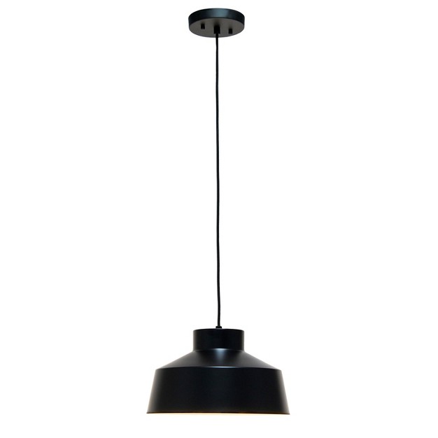 Industrial Barn Pendant Black Lalia Home