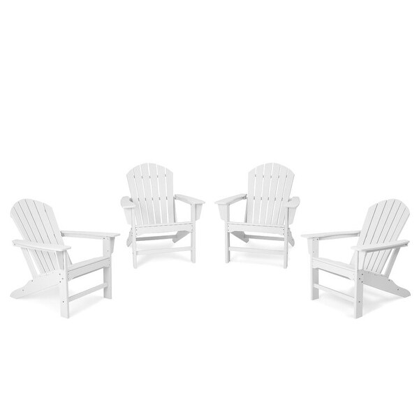 Plastic All Weather Outdoor Patio Foldable Adirondack Chair