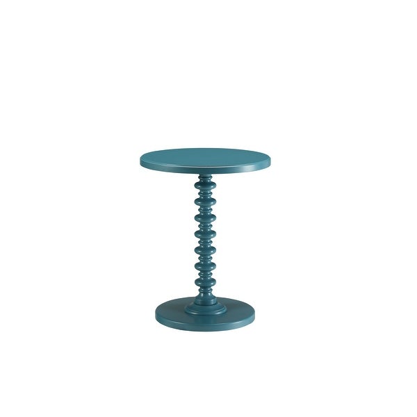 Acton Wooden Round Top and Base Side Table