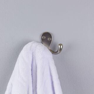 Everbilt Satin Nickel Double Robe Hook 15098