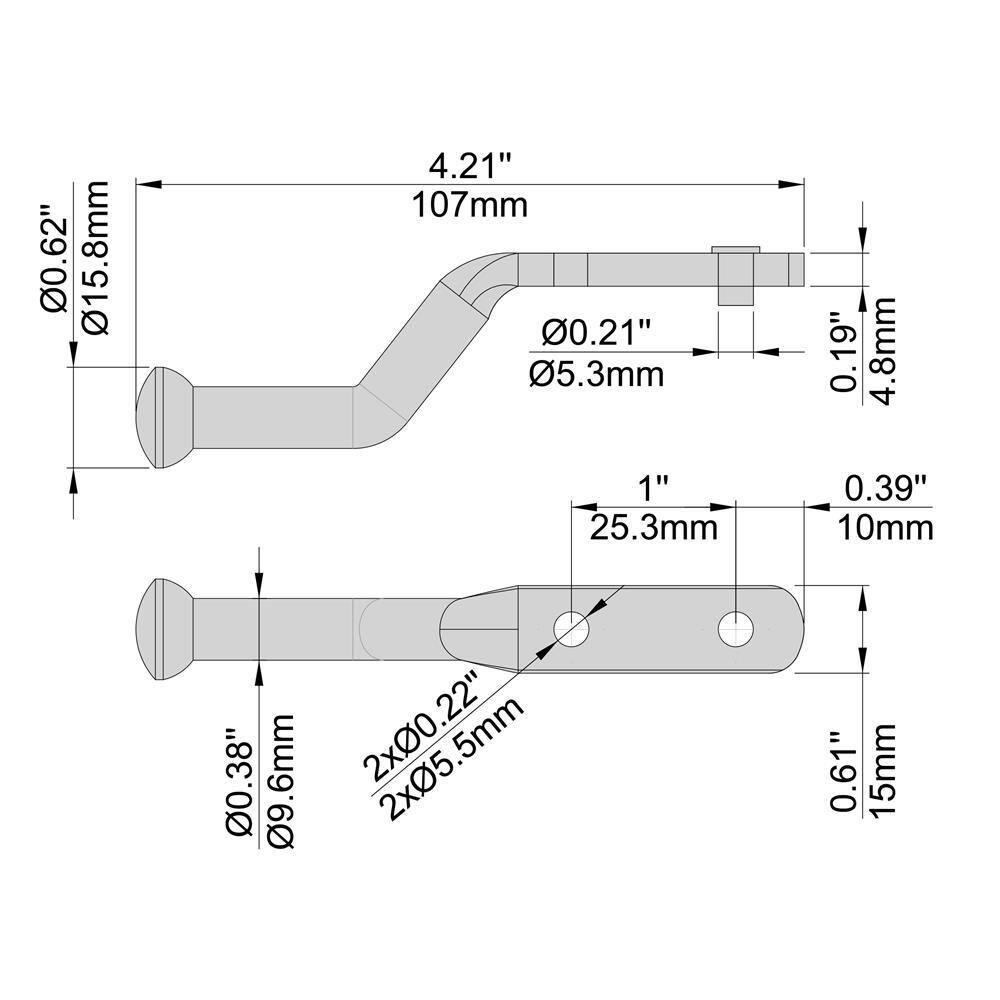 Everbilt Black Self-Closing Gate Kit 13534