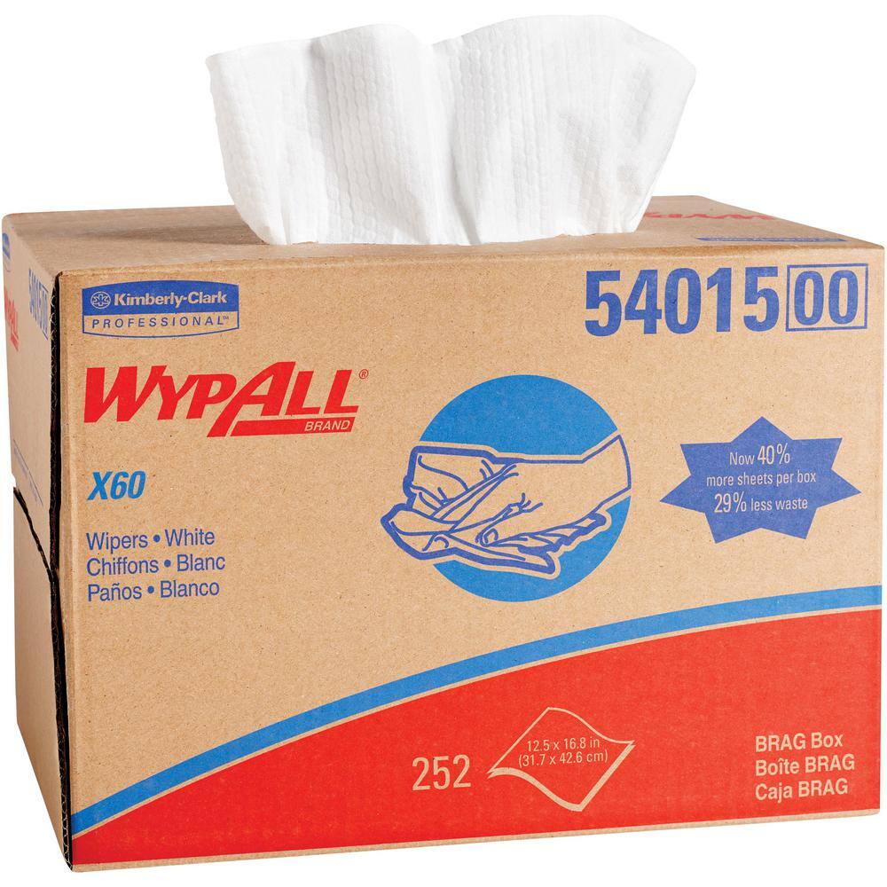 WYPALL X60 White Reusable Cleaning Wipes (252-Count) KCC54015