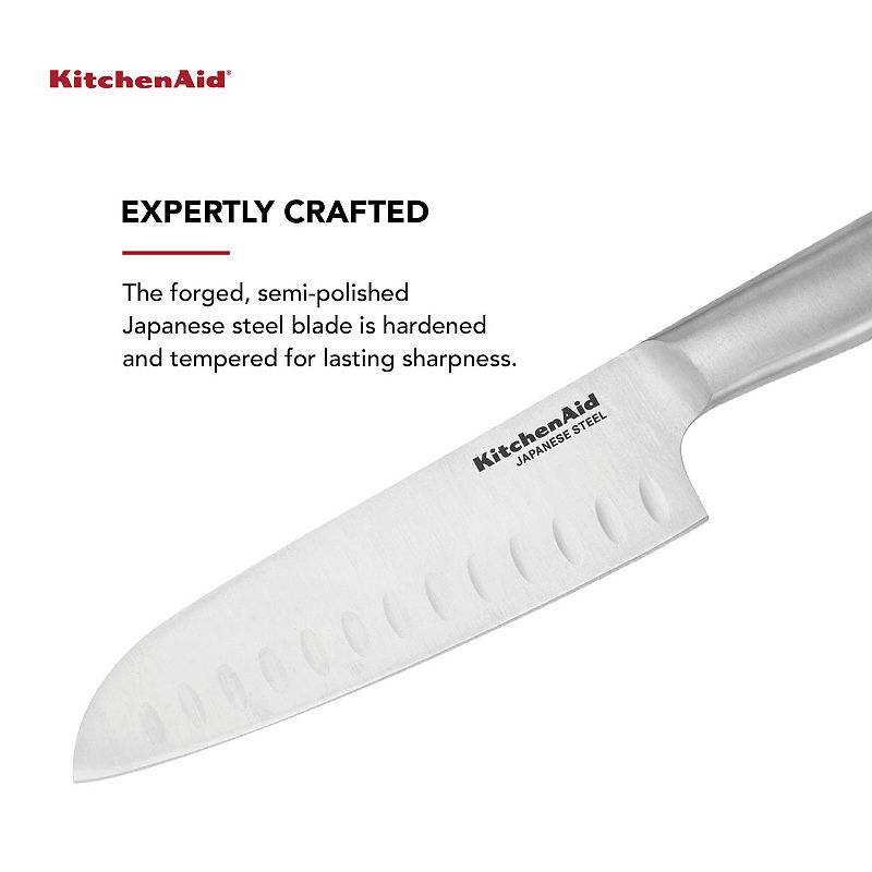 KitchenAid Gourmet 7-in. Santoku Knife with Blade Cover