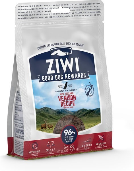 Ziwi Good Dog Rewards Air-Dried Venison Dog Treats