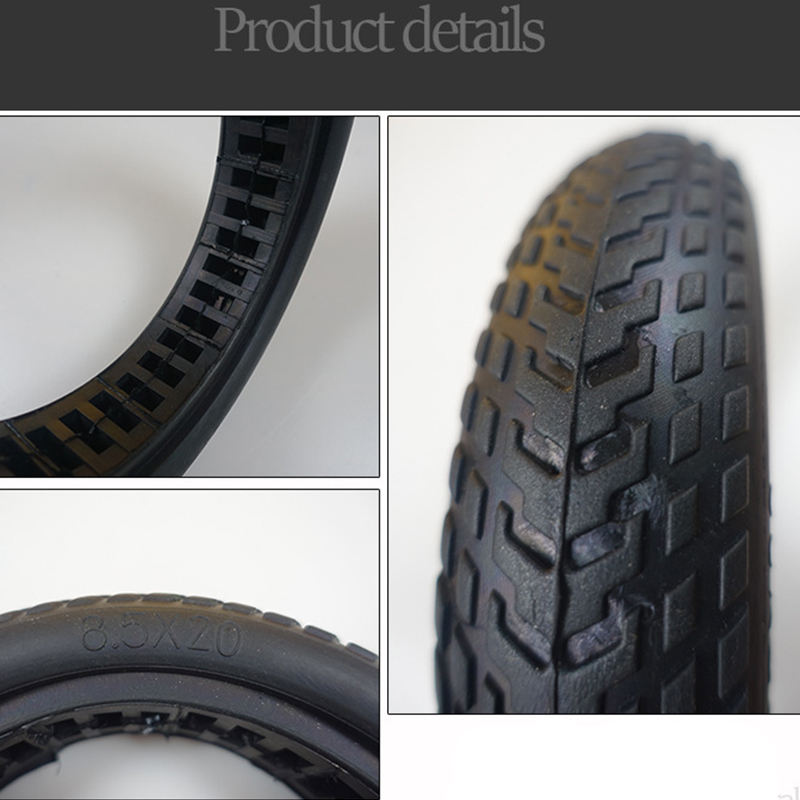 New Image M365 Pro 2 1S Electric Scooter 8.5 Inch Solid Tyre For M365 Skateboard Accessories Big Tire Electric Scooter