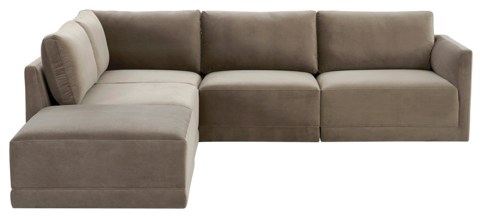 TOV Furniture Willow Modular LAF Sectional   Transitional   Sectional Sofas   by Beyond Design  ampMore  Houzz