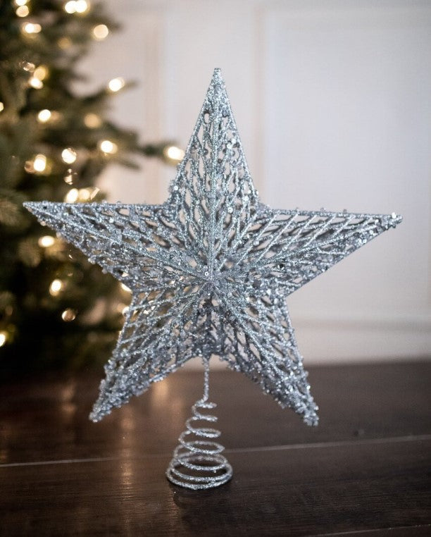 13 Sequin Beaded Star Tree Topper