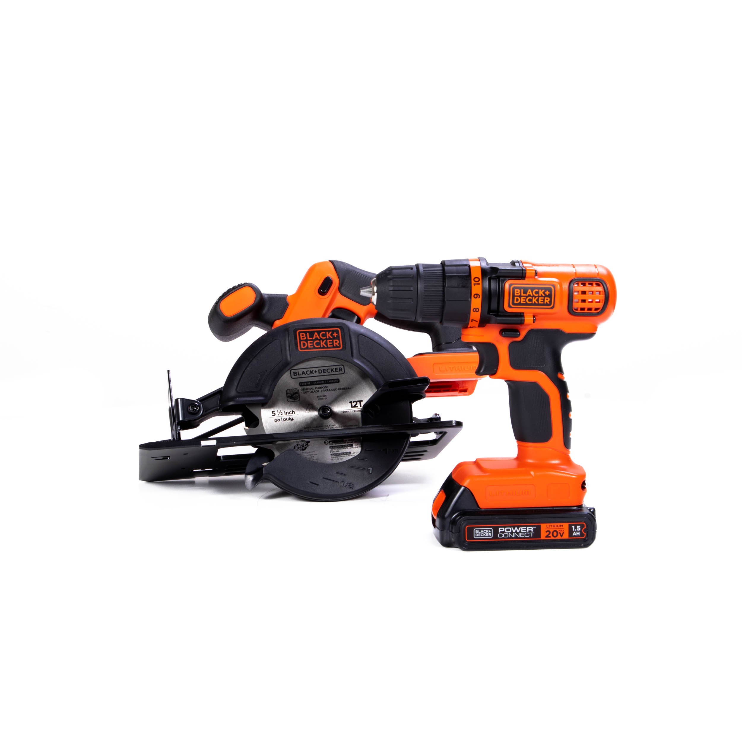 20V MAX* POWERCONNECT™ Cordless Drill/Driver + Circular Saw Combo Kit