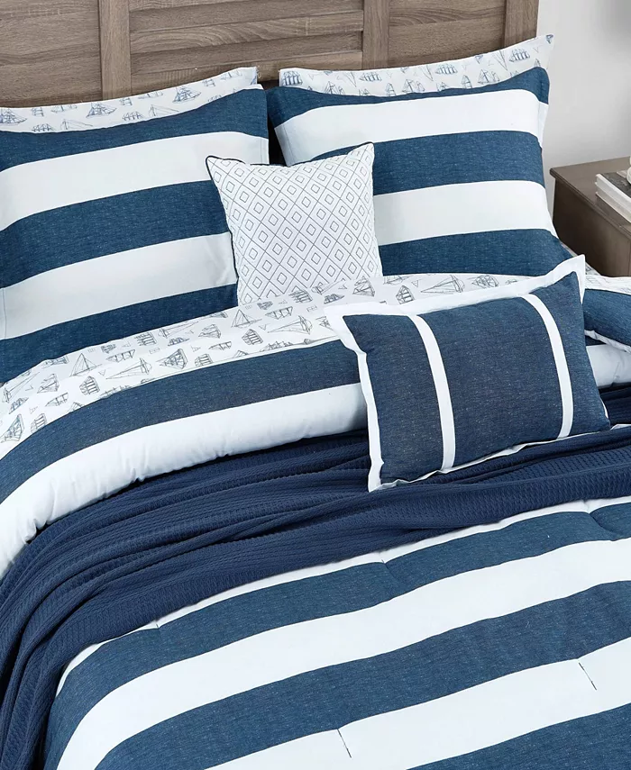 Nautica CLOSEOUT! Highline 4 Piece Comforter Bonus Set， Twin