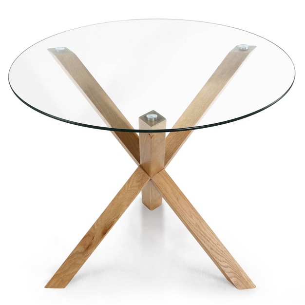 Wilford Round Dining Table Poly amp Bark