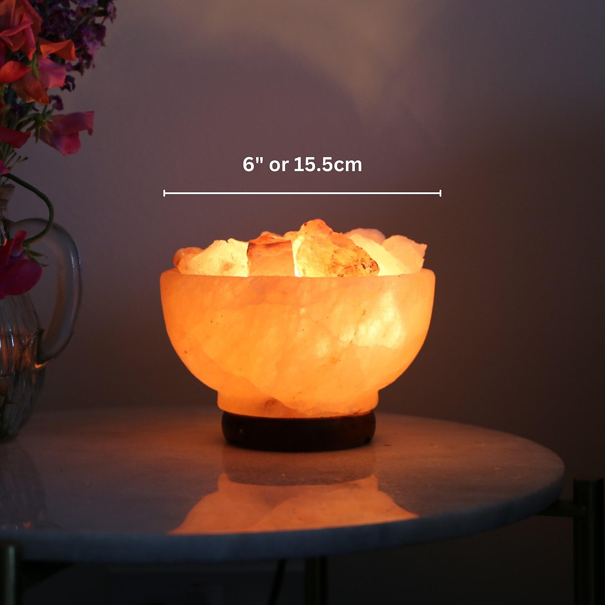 Himalayan salt lamp fire bowl - chunks