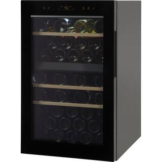 Haier Dual Zone 44-Bottle Free Standing Wine Cooler QWR04DGRGB