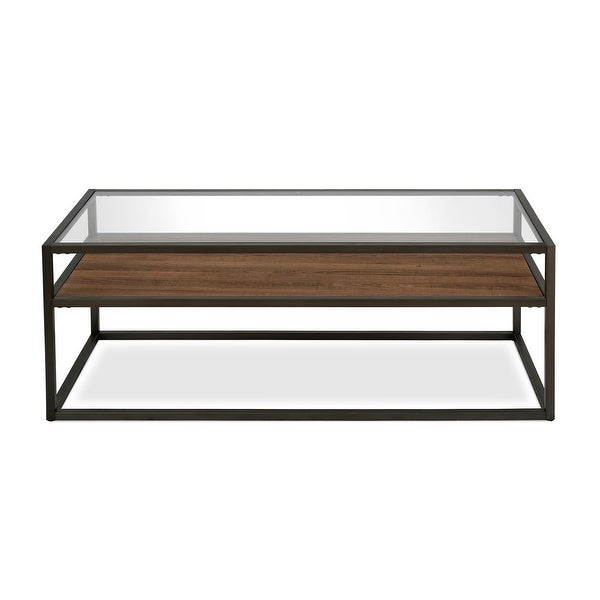 Carbon Loft Pontmercy Bronze/ Oak Coffee Table