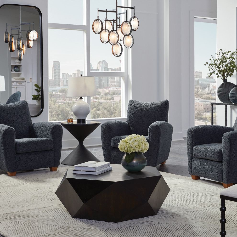 Uttermost Teddy Slate Accent Chair   Transitional   Armchairs And Accent Chairs   by Modern Furniture LLC  Houzz