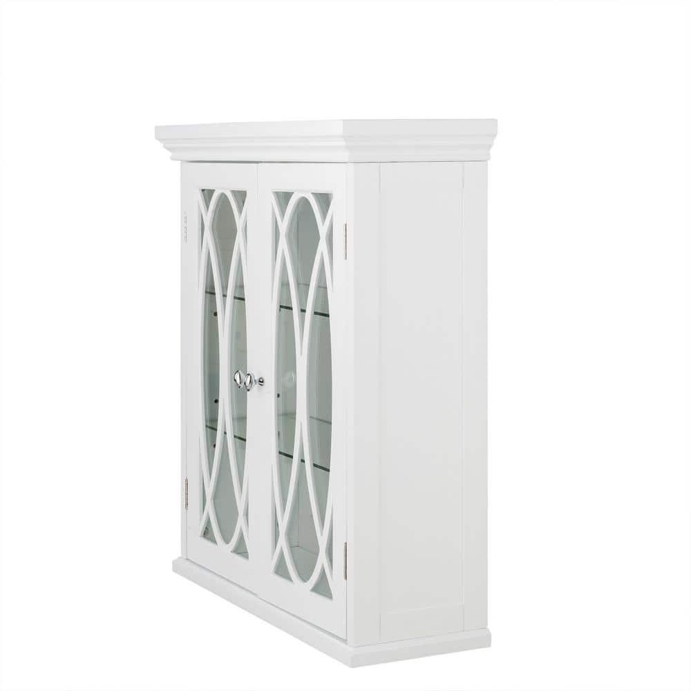 Teamson Home Florence 22 in W Wall Cabinet in White