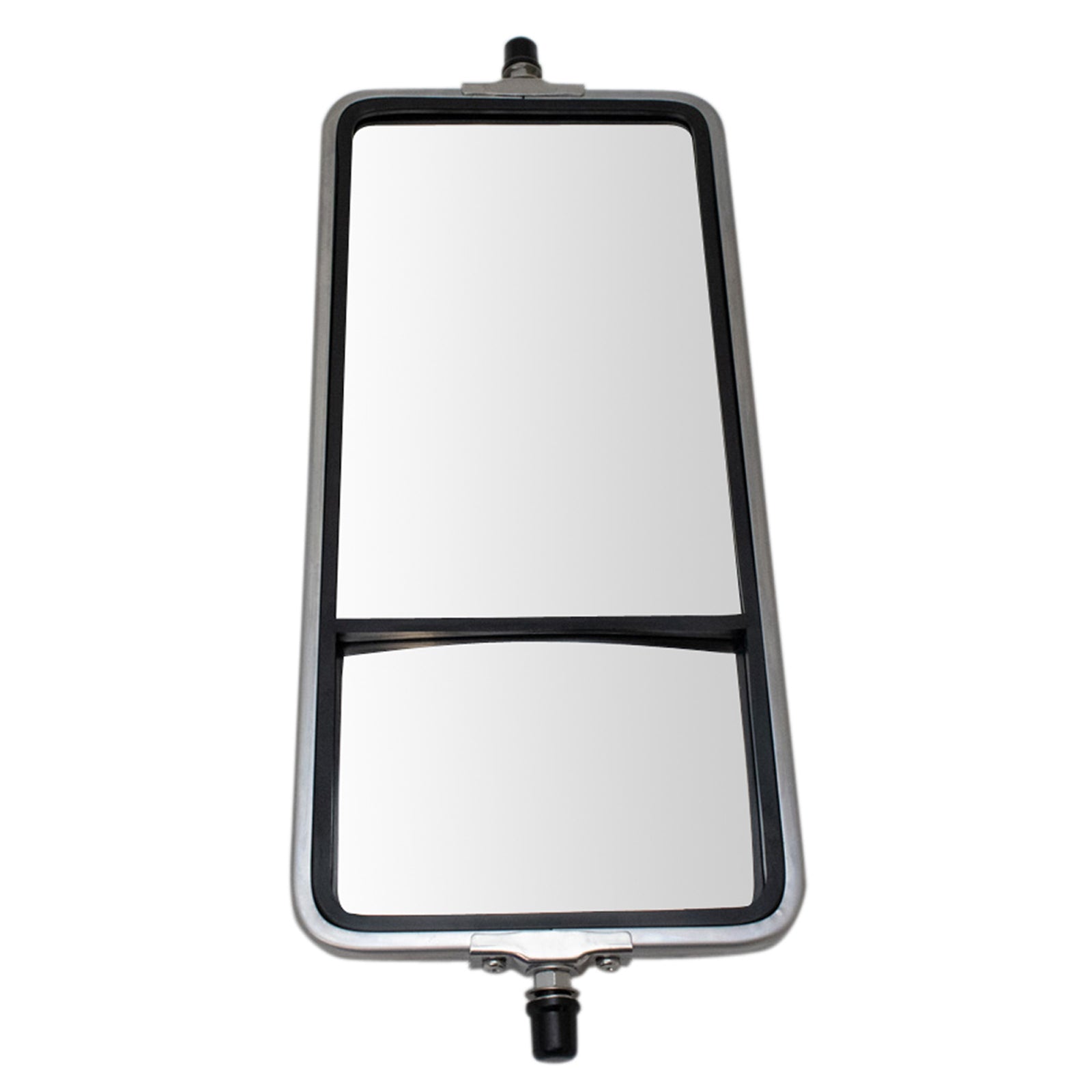 TRQ 16x7 Stainless Steel West Coast Convex Mirror Pair Bubble Back for HD Truck MRA64342