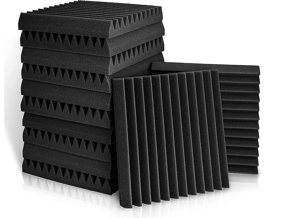 12 Pack |  acoustic soundproof foam sound absorbing panels 30×30×2.5cm