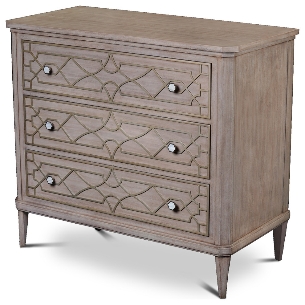 Pearlescent Chest Of Drawers   Transitional   Accent Chests And Cabinets   by Maitland Smith  Houzz