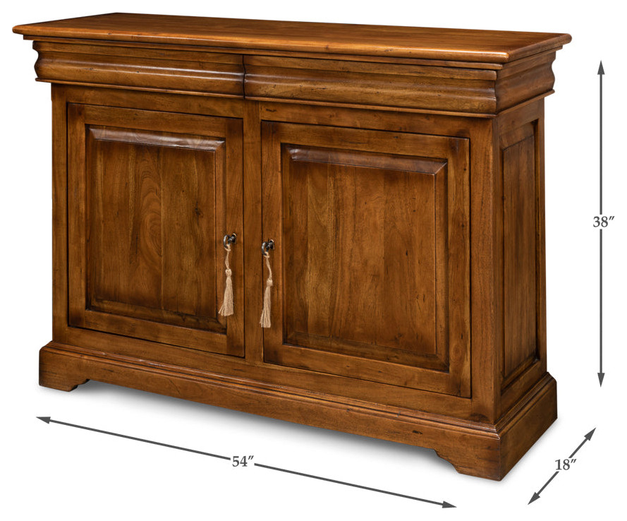 Charterhouse Cabinet Entryway Storage Solution   Traditional   Media Cabinets   by Sideboards and Things  Houzz