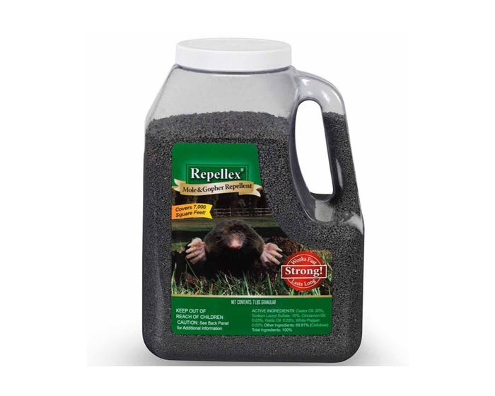 Repellex Mole， Vole and Gopher Repellent， 7lb - 10530