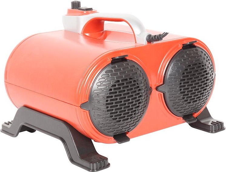 Shernbao DHD-2400F Typhoon Dual Motor Dog Grooming Dryer， Orange