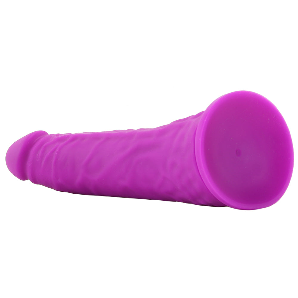 Colours Thin Pleasures 8 Inch Silicone Dildo in Purple