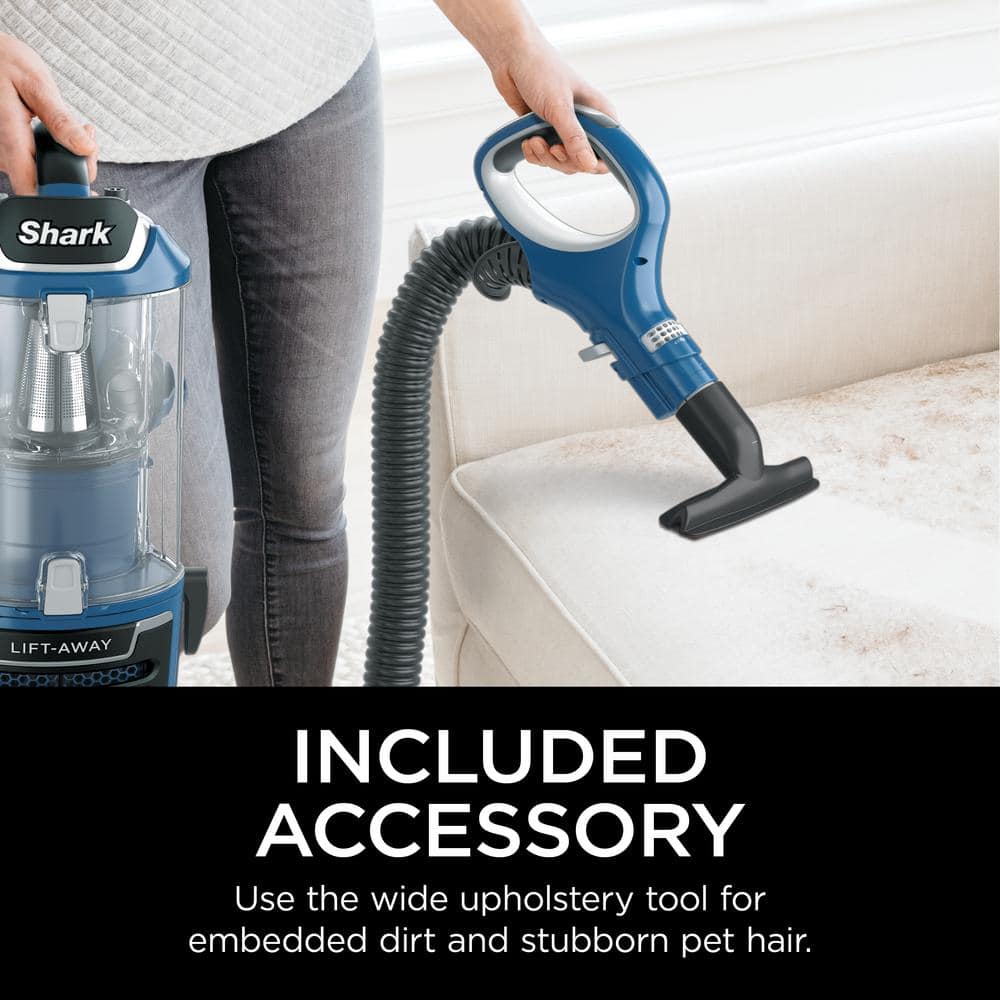 Shark LiftAway DuoClean Bagless Corded Upright Vacuum for Hard Floors and Area Rugs with SelfCleaning Brushroll  ZU701