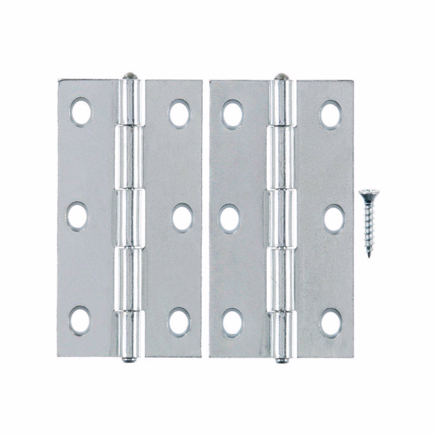 Ace 3 in. L Zinc-Plated Narrow Hinge 2 pk